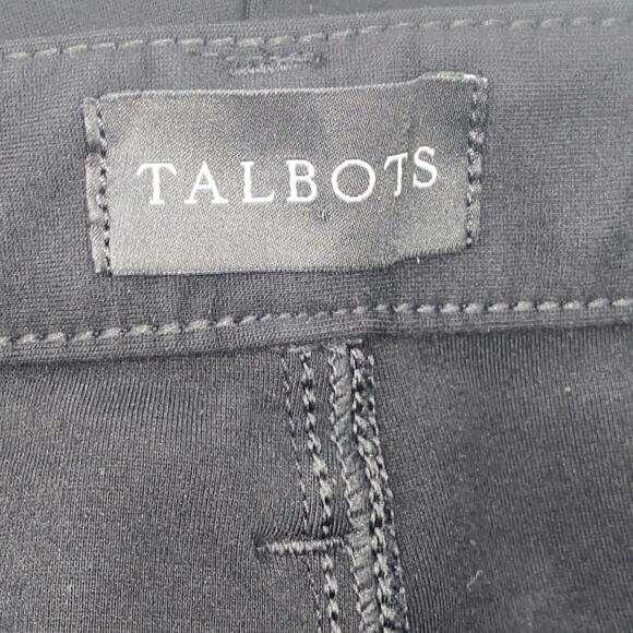 Talbots Pants 18 Soho 5 Pocket Leggings Black High Waist Skinny Leg - Picture 4 of 5